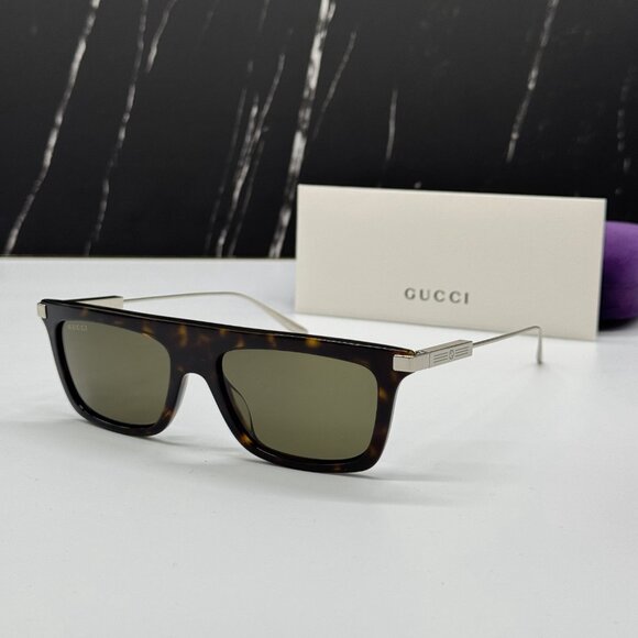 NEW GUCCI GG1437S 002 SUNGLASSES GUCCI - Picture 1 of 12